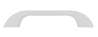Afbeeldingen van Siro Meubelgreep kunststof - boorafstand 96mm/L 128mm/H 24mm/B 18mm - wit 