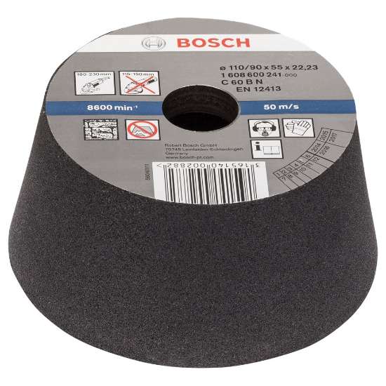 Afbeeldingen van Bosch Schuurkom, conisch - steen/beton