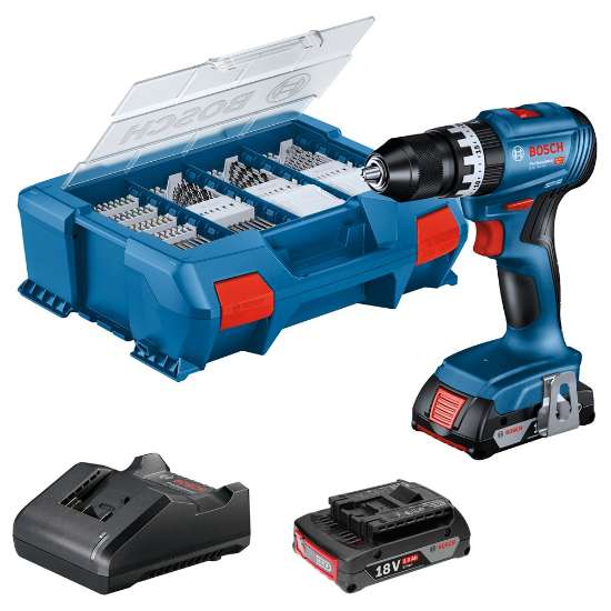 Afbeeldingen van Bosch Schroefklopboormachine GSB 18V-45