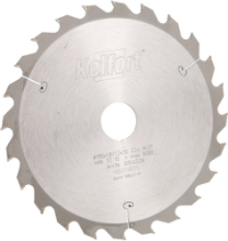 Afbeeldingen van Kelfort cirkelzaagblad - Ø190x1,8/1,2x30mm 24 tands WZF - voor hout
