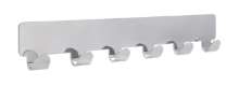 Afbeeldingen van Siro Haakstrip metaal - zelfklevend L 240mm/H 16mm/B 41mm chroom glanzend 