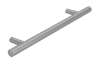 Afbeeldingen van Siro Meubelgreep metaal - boorafstand 128mm/L 184mm/H 31mm/B 10mm - RVS 