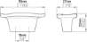 Afbeeldingen van Siro Meubelgreep metaal - boorafstand 16mm/L 55mm/H 22mm/B 27mm antiek messing 