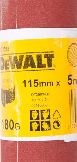 Afbeeldingen van DeWALT Schuurpapier op rol DT3583