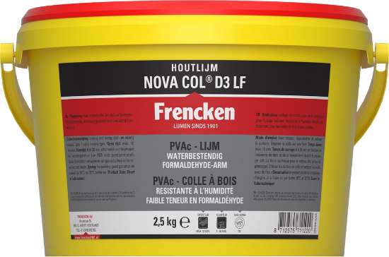 Afbeeldingen van Frencken Houtlijm d3 novacol - 2.5kg