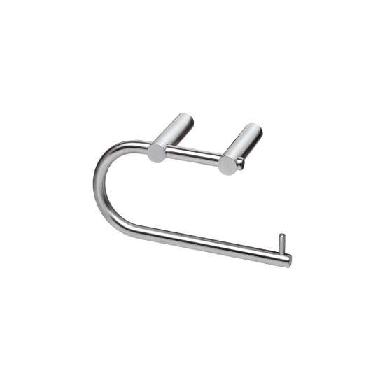 Afbeeldingen van INTERSTEEL WC-rolhouder met pin stop rvs geborsteld 7625