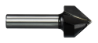 Afbeeldingen van Makita V-groeffrees - Ø19x16mm 90° - schacht Ø8mm 2 beitels