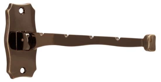 Afbeeldingen van Siro Wasdroger metaal - boorafstand 64mm/L 233mm/H 26mm/B 41mm antiek messing 