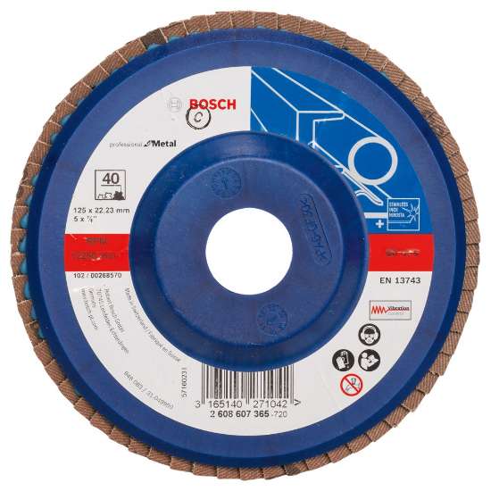 Afbeeldingen van Bosch Lamellenschuurschijf X551, Expert for Metal