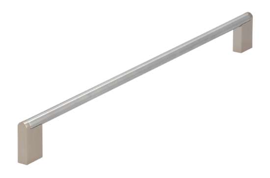 Afbeeldingen van Siro Meubelgreep metaal - boorafstand 352mm/L 372mm/H 38mm/B 10mm - RVS 