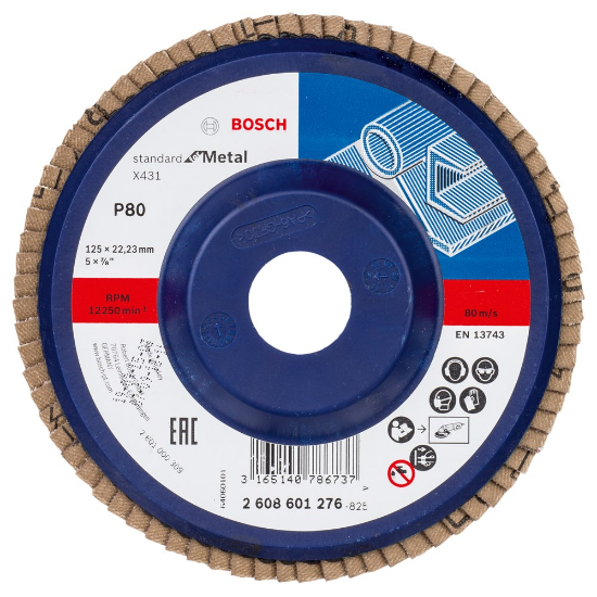 Afbeeldingen van Bosch Lamellenschuurschijf X431, Standard for Metal