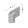 Afbeeldingen van GB Aanlasheng 70 45x6 Blank
