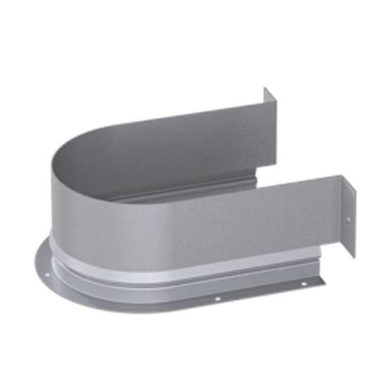 Afbeeldingen van Hettich Metalen omranding voor sifonuitsparing - rond, zilver