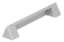 Afbeeldingen van Siro Schelpgreep metaal - boorafstand 96mm/L 110mm/H 19mm/B 20mm - aluminium 