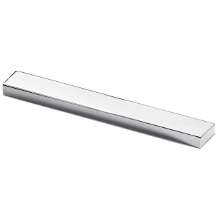 Afbeeldingen van Hettich Greeplijst Stabia, boorafstand 96, L 108 mm, B 8 mm, H 20 mm, glans verchroomd