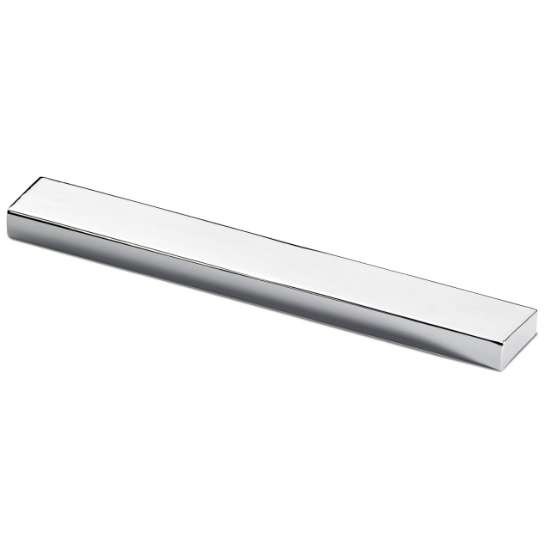 Afbeeldingen van Hettich Greeplijst Stabia, boorafstand 96, L 108 mm, B 8 mm, H 20 mm, glans verchroomd