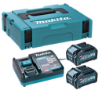 Afbeeldingen van Makita Startset Acculader met accu - 36v 2x4.0Ah li-on accu - in Mbox 