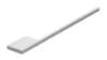 Afbeeldingen van Siro Handdoekhouder metaal - boorafstand 48mm/L 380mm/H 50mm/B 10mm chroom glanzend 
