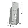 Afbeeldingen van GB Balkdrager GBS-ZL 50x150 1,5 Sendzimir Verzinkt