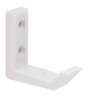 Afbeeldingen van Siro Kapstokhaak kunststof - boorafstand 19,5mm/L 51mm/H 58mm/B 18mm wit 