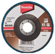 Afbeeldingen van Makita Lamellenschijf D-63812-10 - Ø125mm - Z120 10 stuks