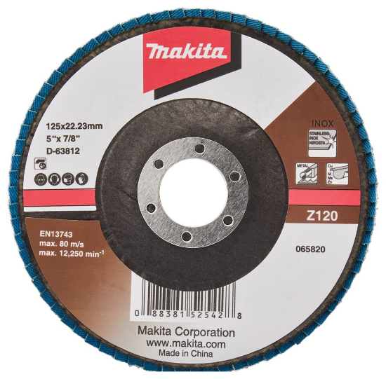Afbeeldingen van Makita Lamellenschijf D-63812-10 - Ø125mm - Z120 10 stuks