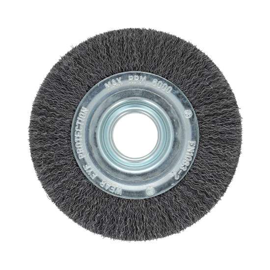 Afbeeldingen van Flexovit Roterende staaldraadborstel - Ø150x30x32mm - draaddikte 0.3mm