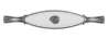 Afbeeldingen van Siro Meubelgreep metaal - boorafstand 96mm/L 106mm/H 26mm/B 20mm antiek zilver/wit 