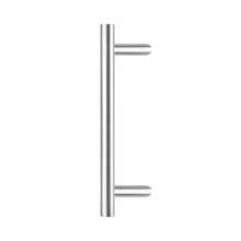 Afbeeldingen van INTERSTEEL Deurgreep per stuk T-schuin 600x90x30 HoH 400 rvs 4329