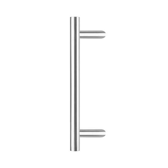Afbeeldingen van INTERSTEEL Deurgreep per stuk T-schuin 600x90x30 HoH 400 rvs 4329