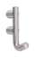 Afbeeldingen van Siro Kapstokhaak metaal - boorafstand 32mm/L 83mm/H 65mm/B 17mm - RVS 