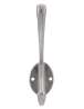 Afbeeldingen van Siro Kapstokhaak metaal - boorafstand 24mm/L 120mm/H 85mm/B 33mm - gepolijst aluminium 