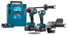 Afbeeldingen van Makita Combiset XGT DK0125G301 - 2x4,0Ah accu's in 2 Mboxen