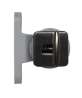 Afbeeldingen van Siro Kastslot metaal - boorafstand 32mm/L 58mm/H 25mm/B 44mm zwart chroom glanzend/ grijs 