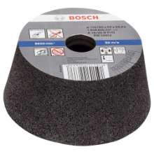 Afbeeldingen van Bosch Schuurkom, conisch - metaal/gietijzer