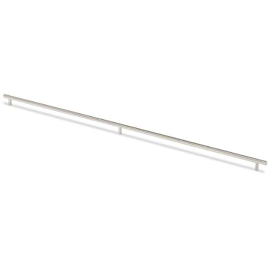 Afbeeldingen van Hettich stanggreep Salvia, boorafstand 720, L 1500 mm, H 35 mm, ø 14 mm, roestvrij staal geborsteld