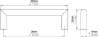 Afbeeldingen van Siro Meubelgreep metaal - boorafstand 96mm/L 106mm/H 32mm/B 10mm RVS 