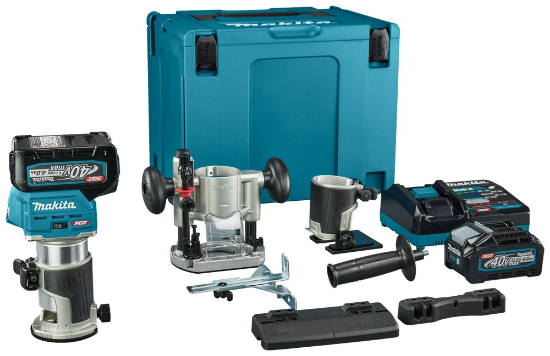 Afbeeldingen van Makita 40 V Max Boven- en kantenfrees RT001GM206