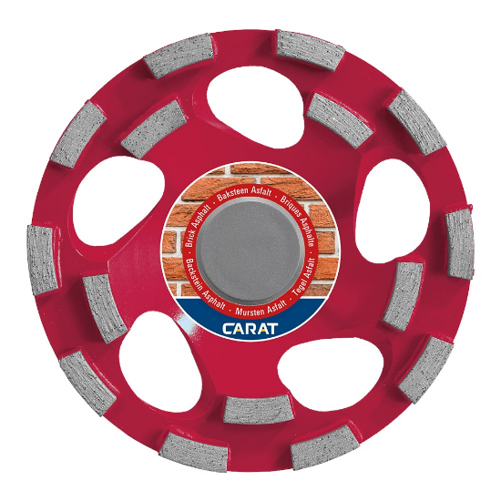 Afbeeldingen van Carat Slijpkop Baksteen/Kalkzandsteen Dustec® Baksteen