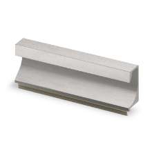 Afbeeldingen van Hettich greep om in te laten Capris, L 1200 mm, B 21 mm, H 46 mm, roestvrij staal finish geborsteld
