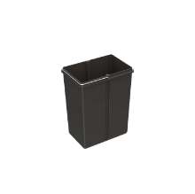 Afbeeldingen van Hettich Emmer 8 l, kunststof, antraciet, B x T x H 225 x 152 x 295 mm, voor afvalsysteem Bin.it Smart