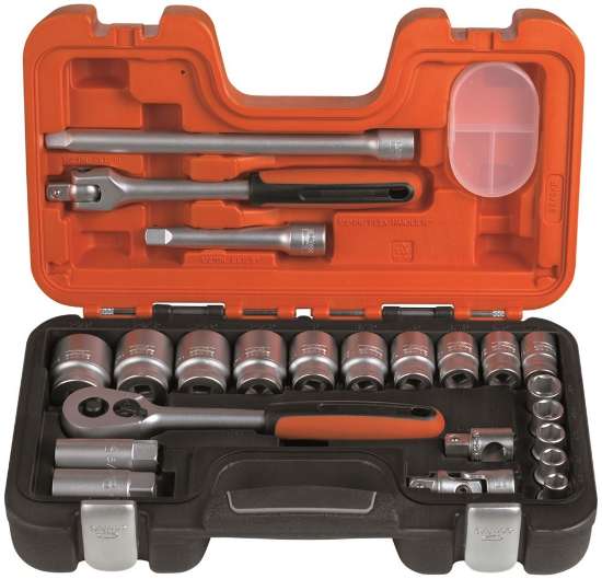 Afbeeldingen van Bahco 1/2" doppenset inch maten (S240AF)