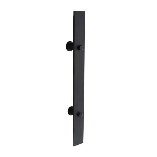 Afbeeldingen van INTERSTEEL Deurgreep 800 x 40 mm mat zwart 4501