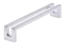 Afbeeldingen van Siro Meubelgreep metaal - boorafstand 160mm/L 168mm/H 29mm/B 26mm chroom glanzend 