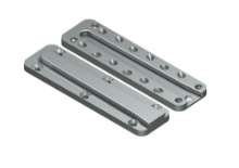 Afbeeldingen van GB blinde houtverbinding - 290x80x18mm 80x290mm - aluminium