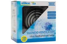 Afbeeldingen van Badkamer-/toiletventilator Silencio 100 zwart
