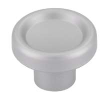 Afbeeldingen van Siro Meubelknop kunststof - L 28mm/H 20mm/B 28mm - aluminium 
