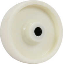 Afbeeldingen van Kelfort Wiel - Ø150mm (400kg) - Pvc met Rollager wit 