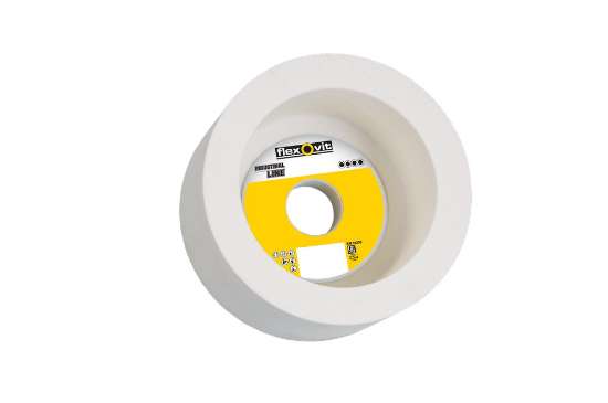 Afbeeldingen van Flexovit Komslijpsteen - Ø150x40x15mm - wit