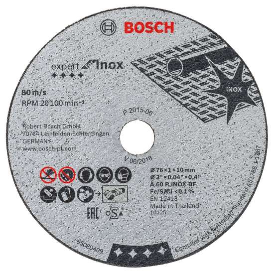 Afbeeldingen van Bosch Doorslijpschijf Expert for Inox